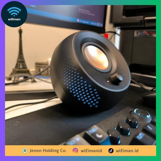 Creative Labs Pebble X 2.0 Bluetooth 5.3 USB C AUX Speaker Audio PC Desktop Computer Komputer