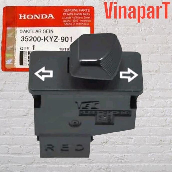 saklar tombol sein riting supra helm in blade spacy beat fi vario 125 150 led old KYZ
