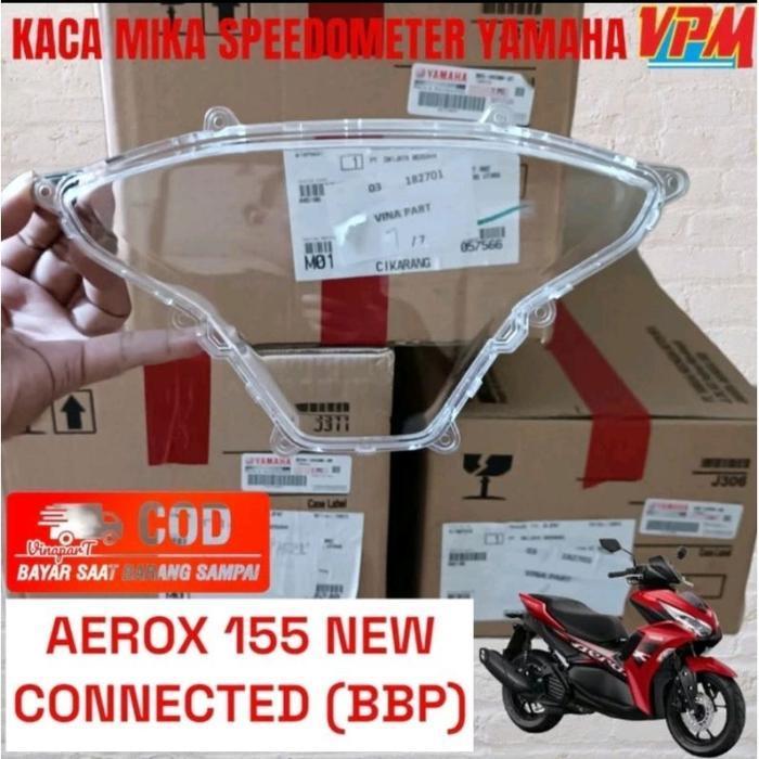 Mika Speedometer Aerox New Connected Kaca Speedometer All New Aerox 155 Connected Tahun 2021 - 2024