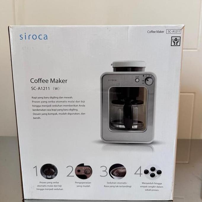 Terlaris Coffee Machine - Mesin Kopi Merk Siroca (Bekas, Kondisi 95% Baik)