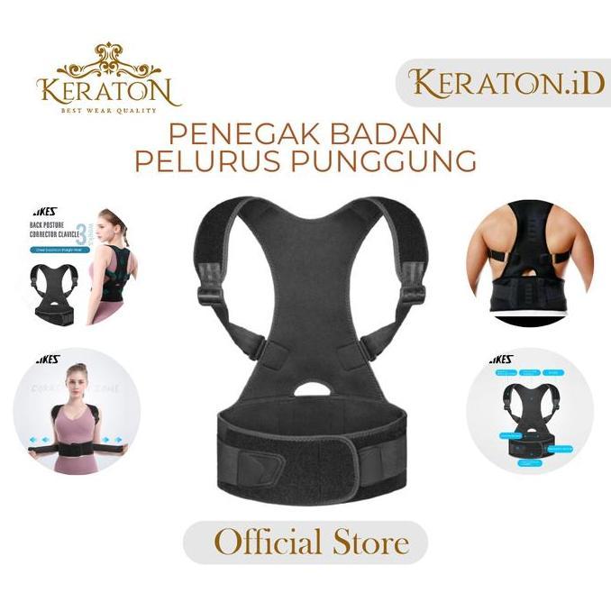 KORSET PENEGAK BADAN PELURUS PUNGGUNG BUNGKUK SABUK PELURUS PUNGGUNG