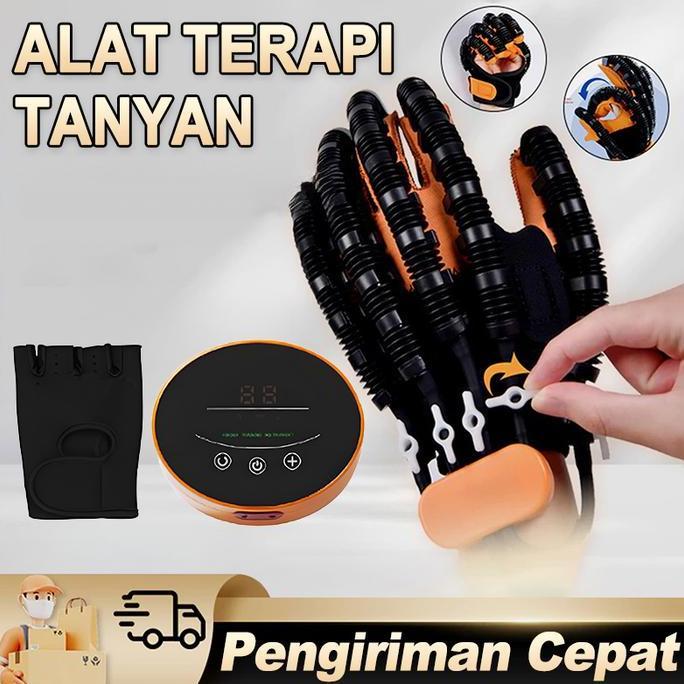 Sarung Tangan Robot Smart untuk Terapi Stroke - Alat Elektrik Latihan Jari & Tangan, Bantu Pulihkan 