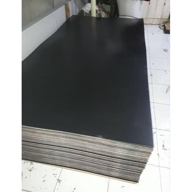 Triplek Melamin Hitam Dop 3Mm / Multiplek Melaminto Hitam Doff Matt  Sale