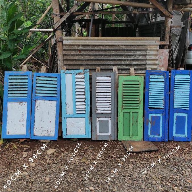 Jendela Jati Krepyak Jadul Kuno Vintage ICA