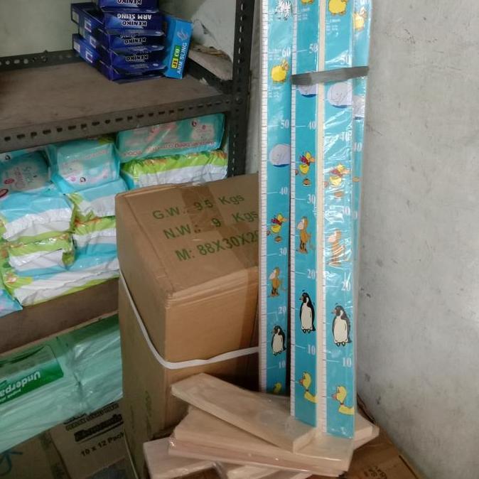 Alat ukur tinggi badan bayi kayu/ alat ukur tinggi badan baby/meteran AGR