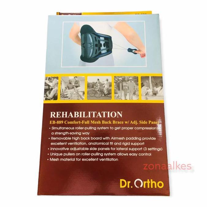 Lumbal Korset Terapi Osteoporosis High Back Br Dr Ortho EB-889
