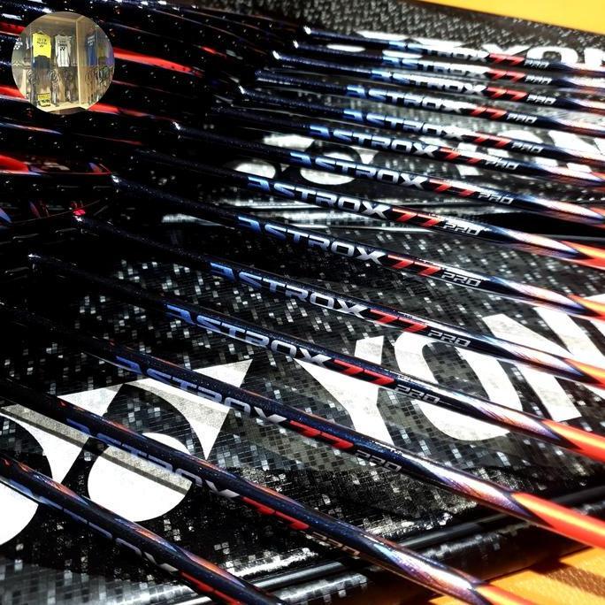 ORIGINAL YONEX ASTROX 77 PRO.MADE IN JAPAN(SP code).Inc BONUS JP string plus stringing service,Grip.
