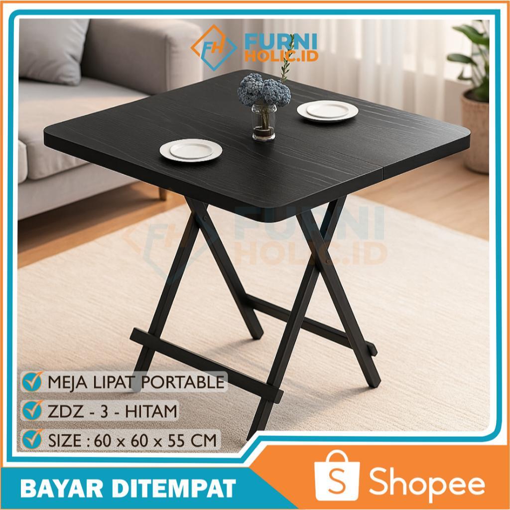 Meja Lipat Portable / Meja Makan / Meja Lipat / Meja Makan Minimalis / Meja Makan Lipat