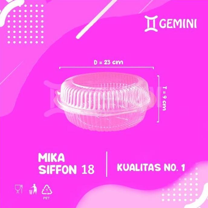 Mika Kue Bolu Bulat / Mika Bolu Chiffon / Mika Bolu Shiffon 20 Cm Bowl