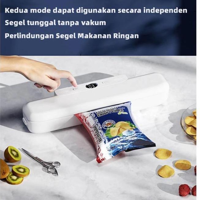 UPUPIN Alat Vacuum Sealer Makanan - Fresh Food Packing Alat Vacum Makanan Frozen Mesin Vacum Makanan