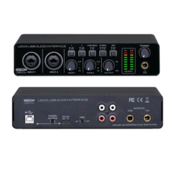 TERBARU - Bomge U204 USB Audio Interface  For PC Komputer Recording Music