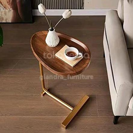 Terlaris Meja Samping Sofa,Meja Sudut Ruang Tamu,Meja Cafe Minimalis Industrial