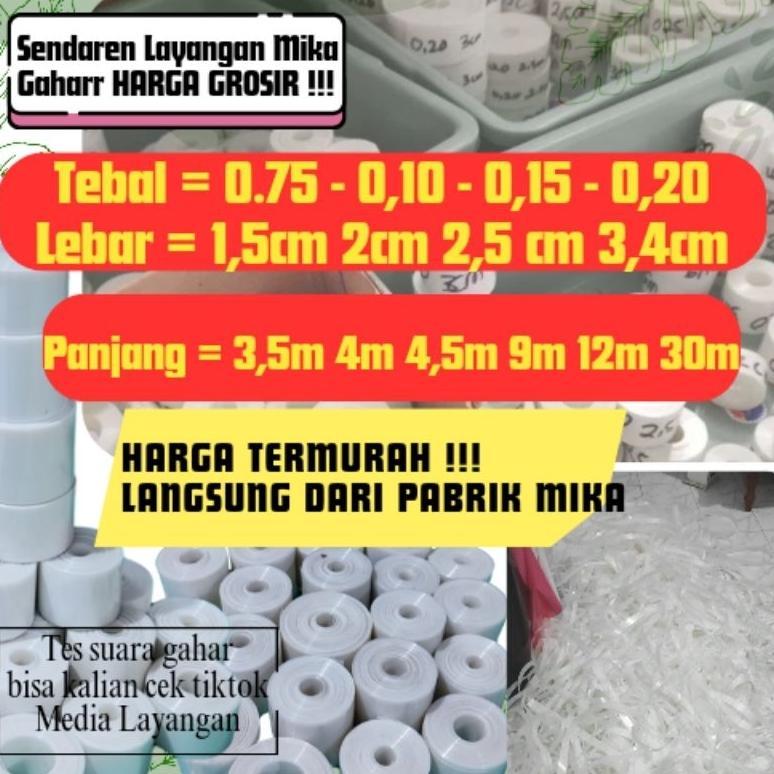 Bisa Cod Mika Sawangan Layangan Kuat Tahan Lama 0,10-0,20 ><