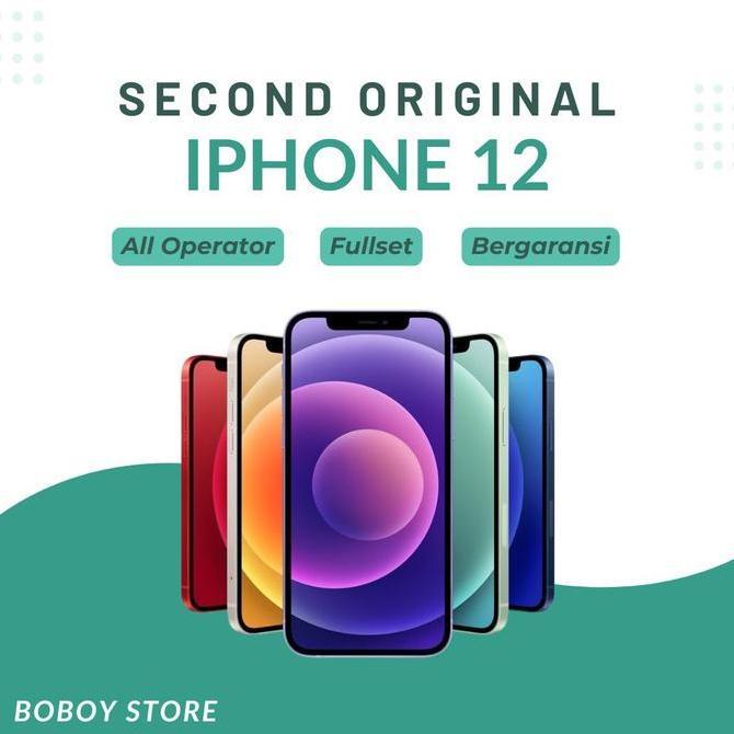 Terlaris Iphone 12 64Gb / 128Gb /256Gb Bekas Fullset