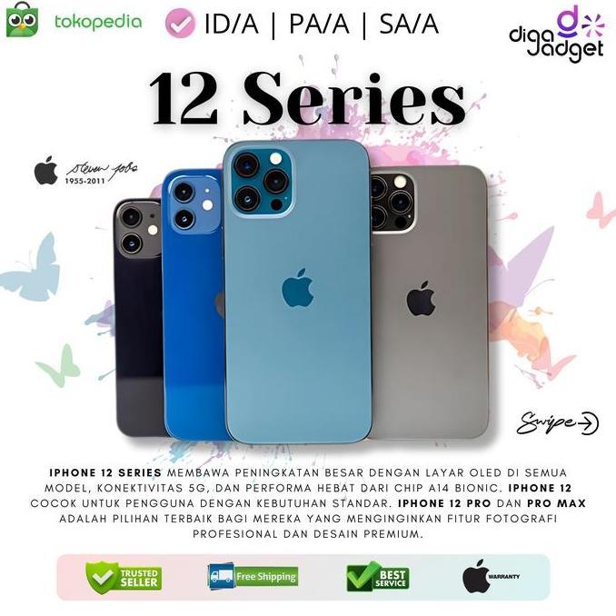 Terlaris Ibox | Iphone 12 | 12 Pro | 12 Pro Max Fullset Resmi Apple Gad