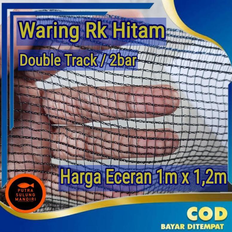 Bisa Cod Jaring Kasa Waring Hitam Polynet Hitam Eceran Permeter ||