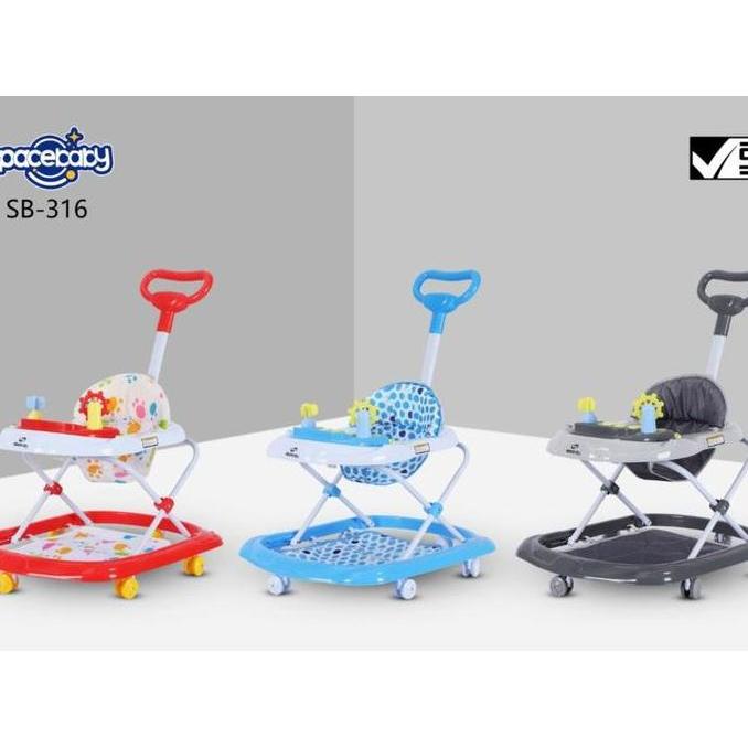 BABY WALKER SPACEBABY SB-316 // BABY WALKER // WALKER BAYI // KERETA DORONG BAYI // BABY WALKER MURA