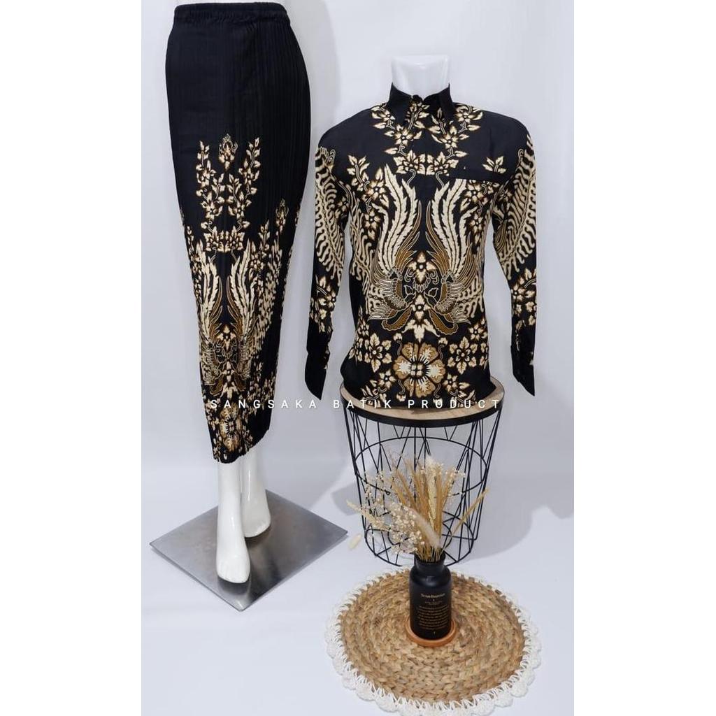 Batik Couple / Baju batik couple / batik Set / rok set / batik lengan