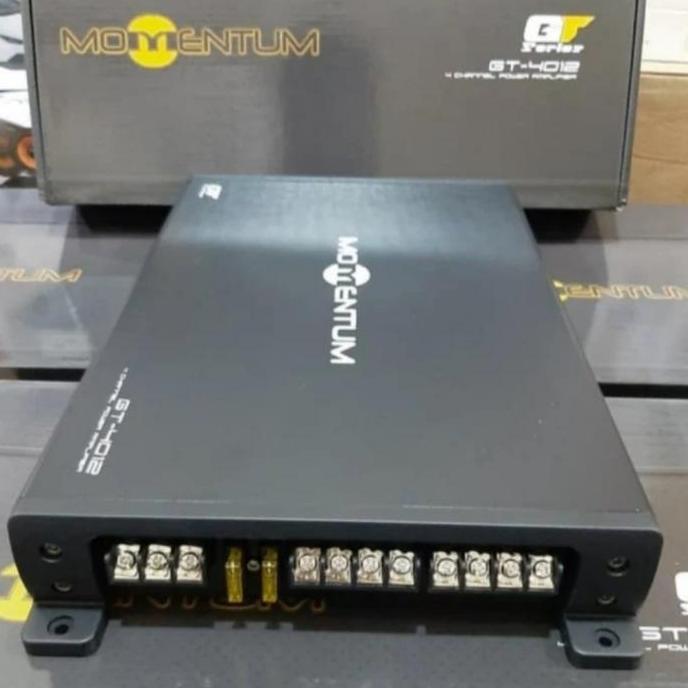 Power Amplifier Mobil Momentum 4Channel Gt 4012 Kualitas Terbaik Harga Termurah