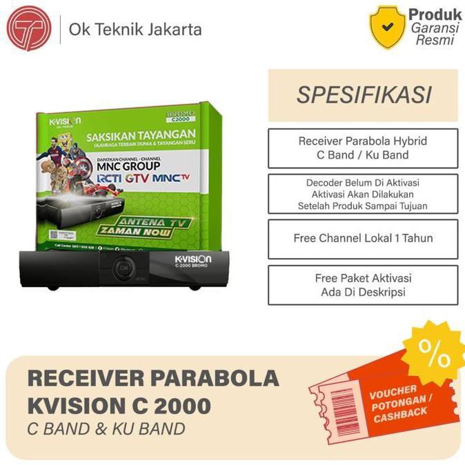 Receiver Parabola Kvision Bromo C2000 HD/ Receiver K Vision Hybrid
