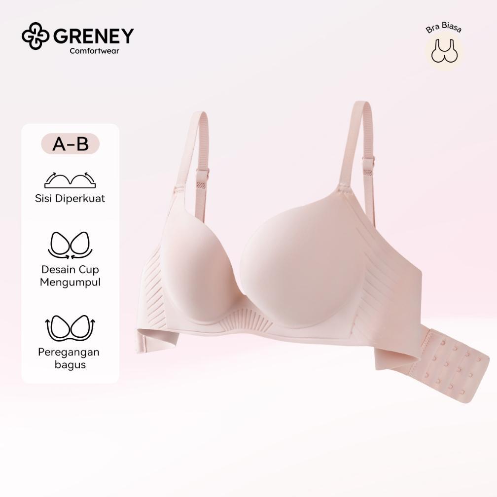GRENEY-Bra seamless anti kendur menopang PD tanpa kawat tanpa tali mengumpulkan One Piece Warna Bh W