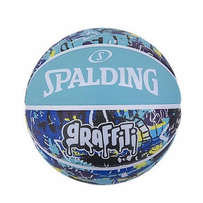 BOLA BASKET SPALDING GRAFFITI BASKETBALL BLUE Terlaris