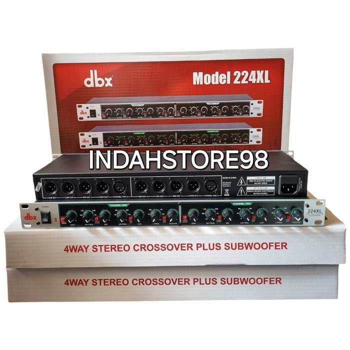 Crossover Dbx 224Xl 4 Way Krosofer Dbx 4 Way 224Xl Good Quality Original Dan Terpercaya