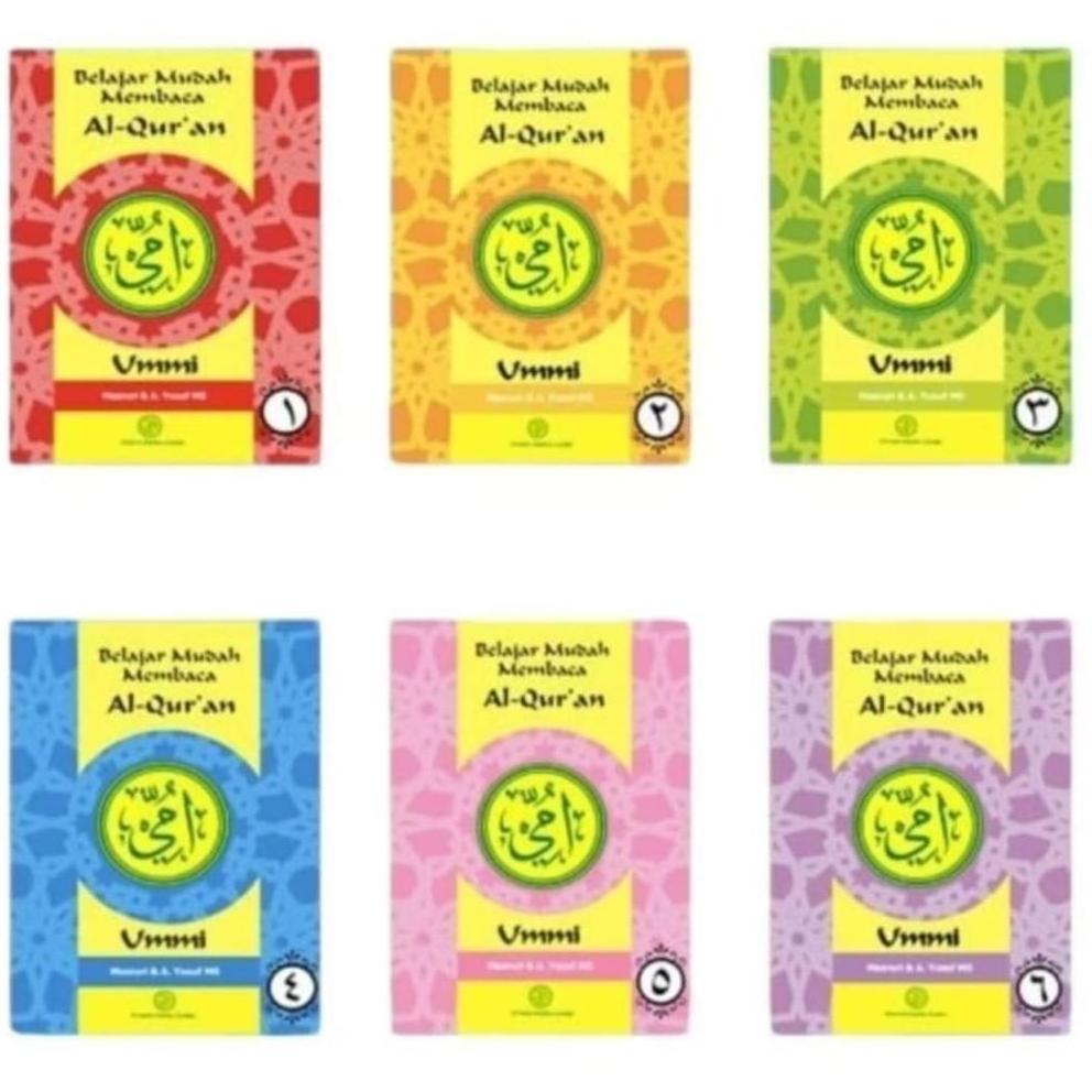 Kitab Ummi Jilid 123456, Tajwid Dasar,Ghoribul Qur'An, Pra Tk Dan Prestasi Ummi