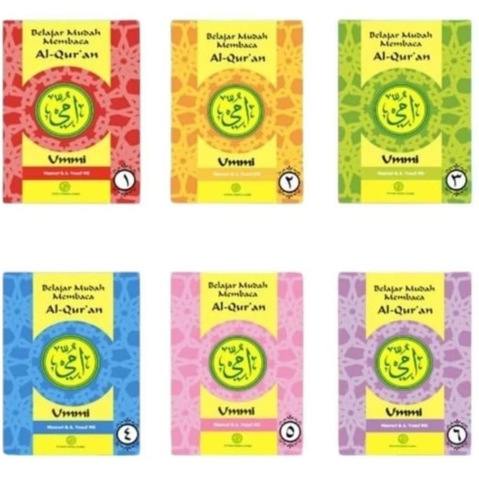 Kitab Ummi Jilid 123456, Tajwid Dasar,Ghoribul Qur'An, Pra Tk Dan Prestasi Ummi