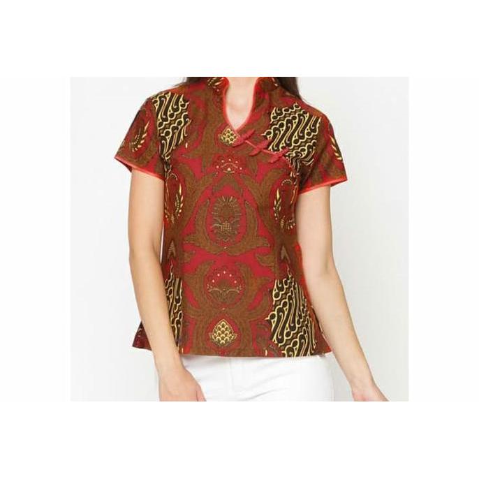 W Shanghai Cheongsam Batik Garuda Blouse