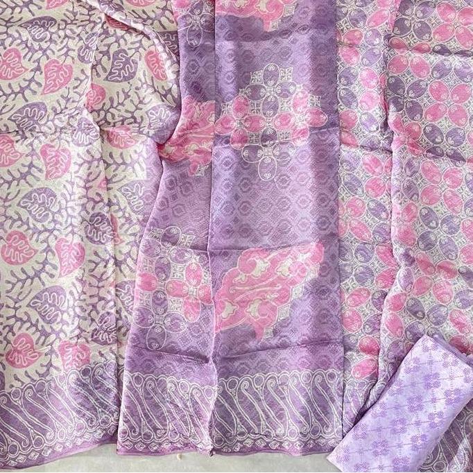 kain batik semi sutra 3d trusmi cirebon viscose