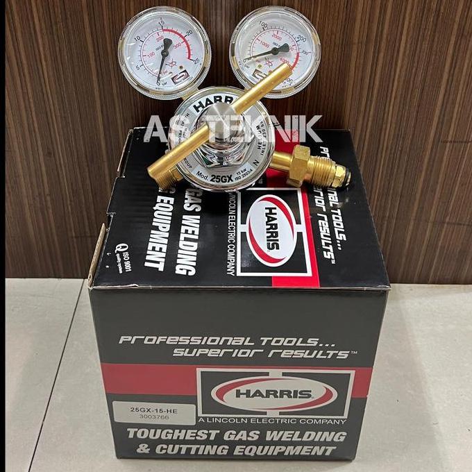 HARRIS REGULATOR 25GX-15 HIDROGEN HELIUM HYDROGEN 15BAR Promo Premium