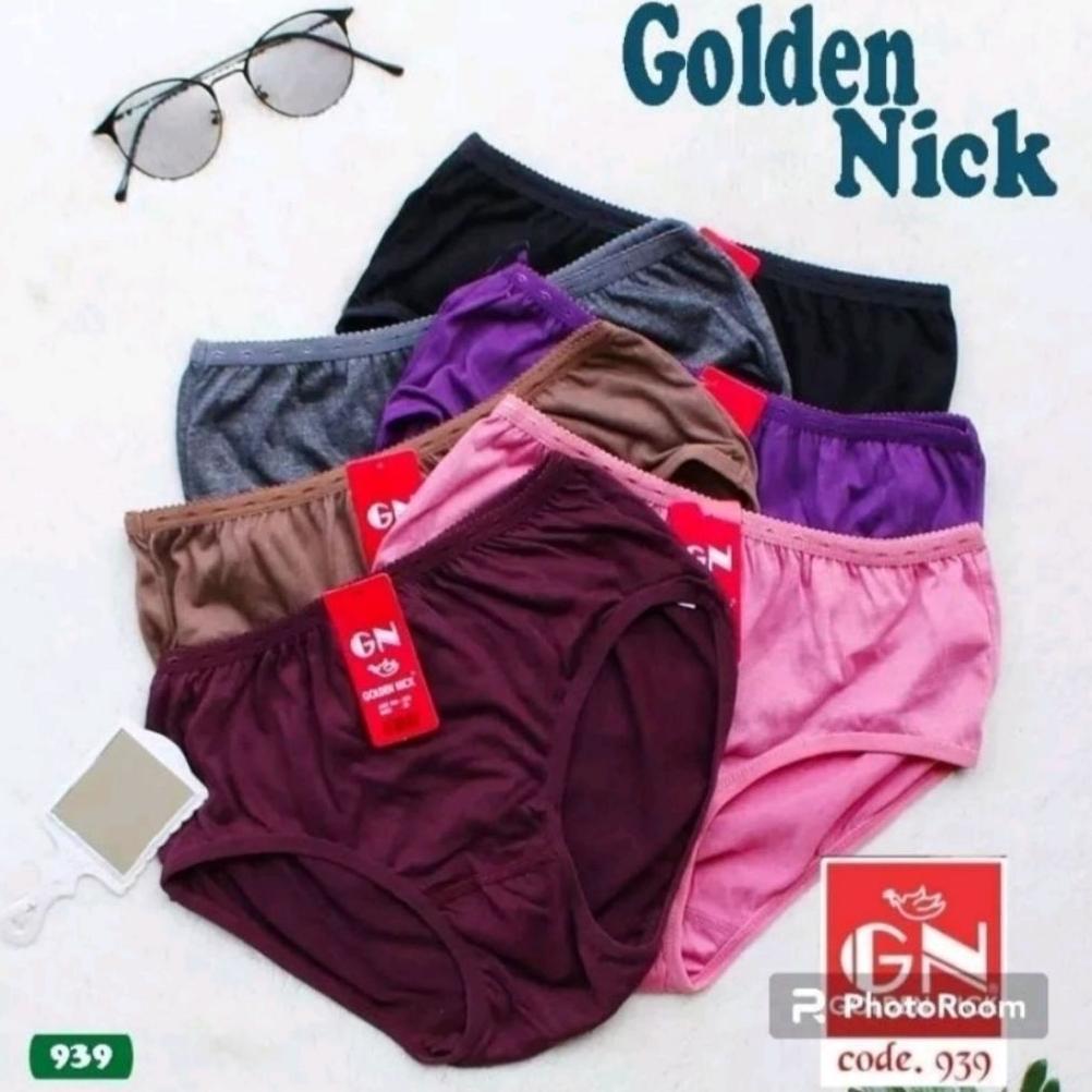 12 PCS CELANA DALAM GOLDEN NICK//1 LUSIN CD GOLDEN NICK ORIGINAL//CELANA DALAM GOLDEN NICK 12 PCS GR