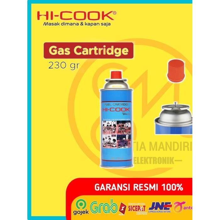 Gas cartridge Hi-cook HI-COOK 230GR GAS portable KALENG MINI GAS