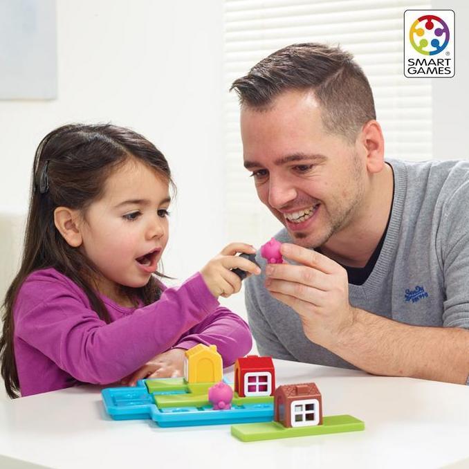 SmartGames Three Little Piggies Mainan Edukasi Anak