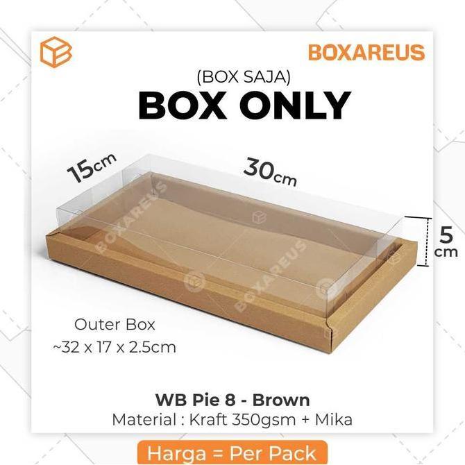 Dus Mika Packaging Sekat 8 Kotak Kue Box Tart Pie Choux | WB Pie 8
