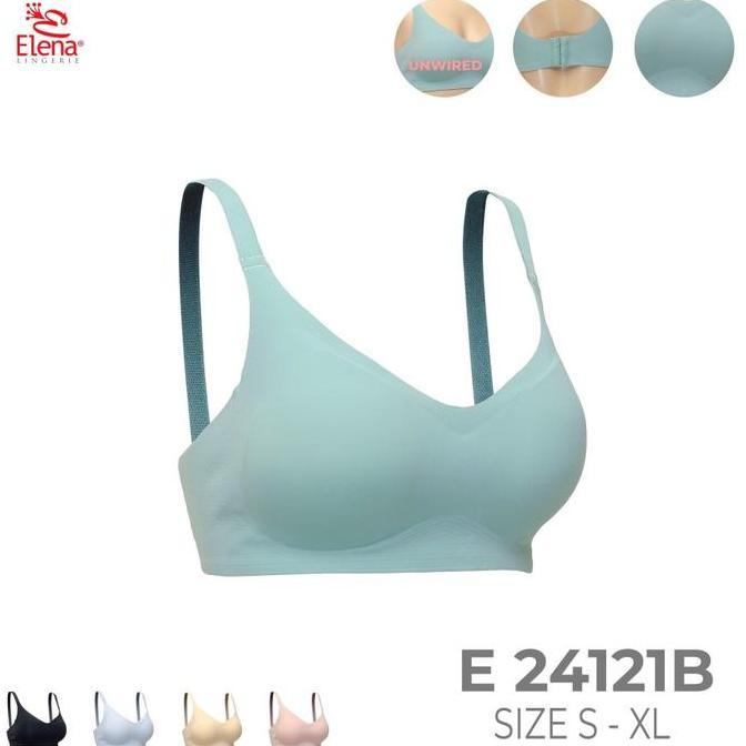 Murah Elena Bra Seamless Cup Sedang Tanpa Kawat E 24121 Non COD