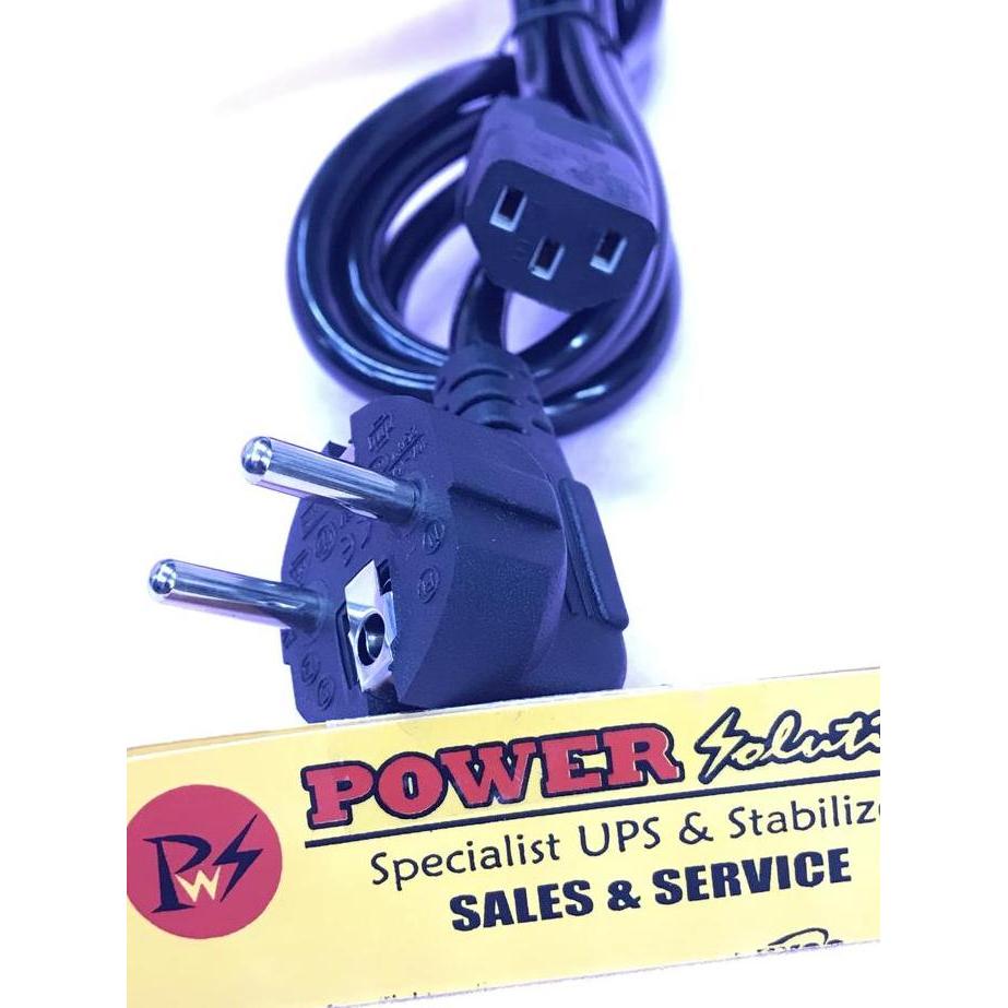 Kabel power cord C13 to AC CEE/& Schuko 1.8m Murah
