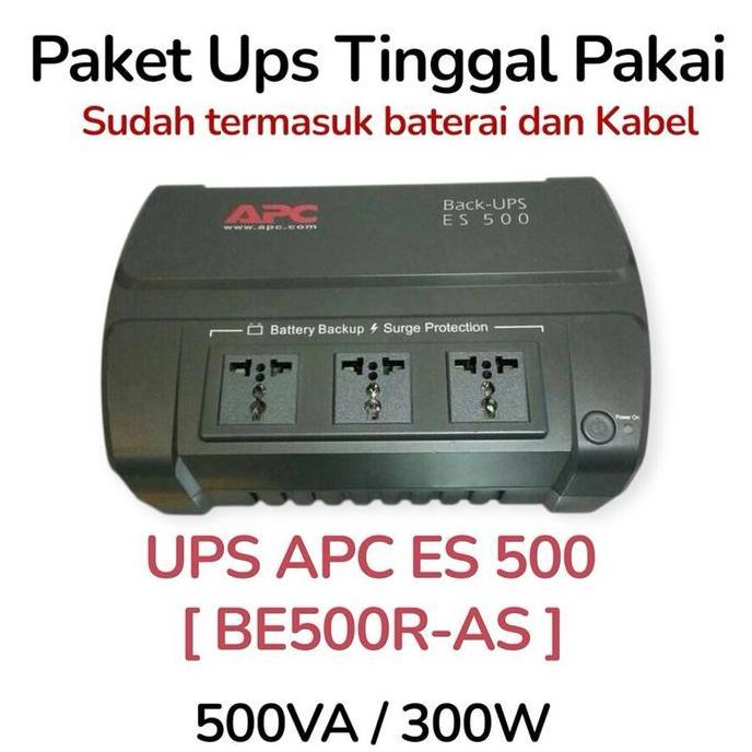 Ups Apc BE500R As Ups Apc ES 500Va cocok buat komputer dan tv dll Murah