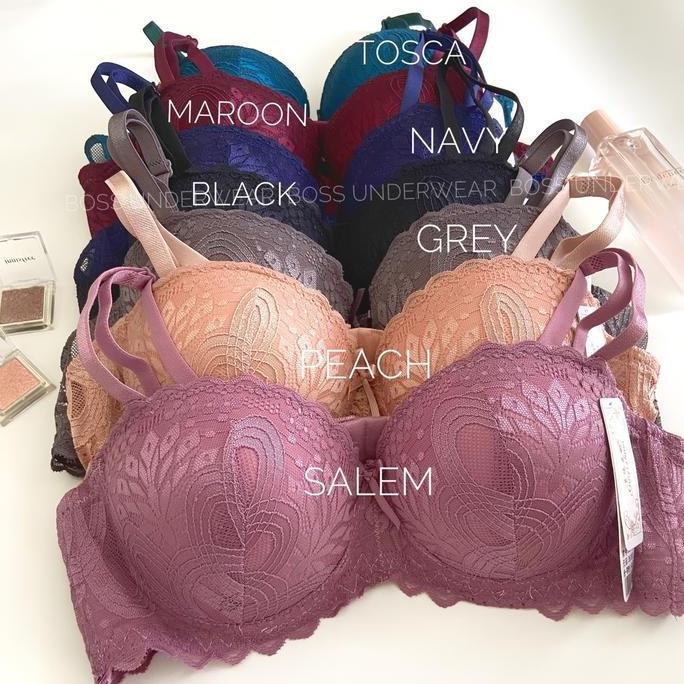 Murah Bra Push Up Kawat, BH kawat busa tebal, Bra busa tebal murah, BH brukat kawat motif, BRA, Bra 