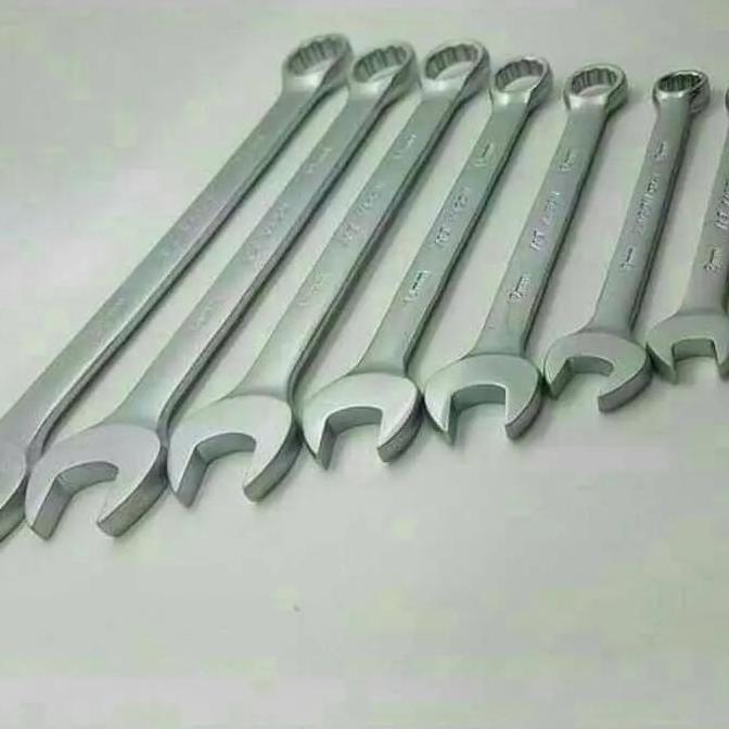 Grosir Kunci Ring Pas Set 8 Pcs Kagon Kaikai 6Mm .22Mm High Quality/Kunci Lengkap Full Set/Kunci1Set