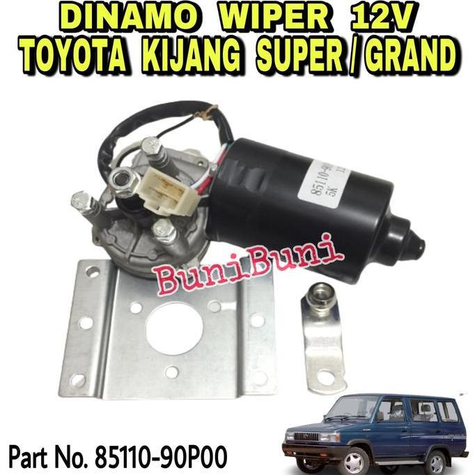 Dinamo Motor Wiper Depan Mobil Kijang Super / Grand 5K & Kapsul 7K EFI