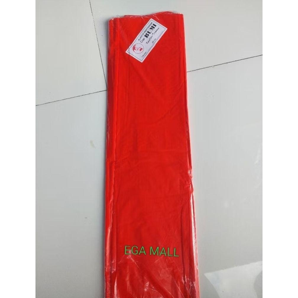 Bisa Cod (Warna Merah)Plastik Layangan Cap Bumi 1 Bungkus ><