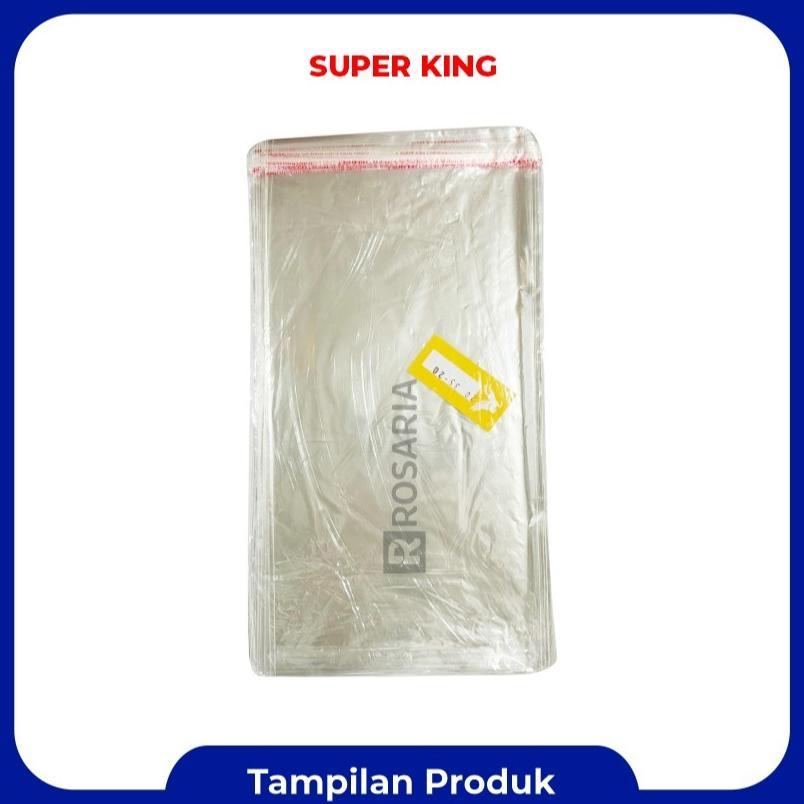 Opp 20X35 Kantong Plastik Kemasan Bening Seal Lem Baju Kaos Baru