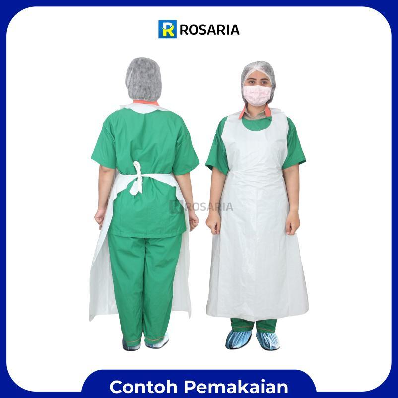 Apron Medis Plastik Celemek Waterproof Anti Air Terjangkau Stok