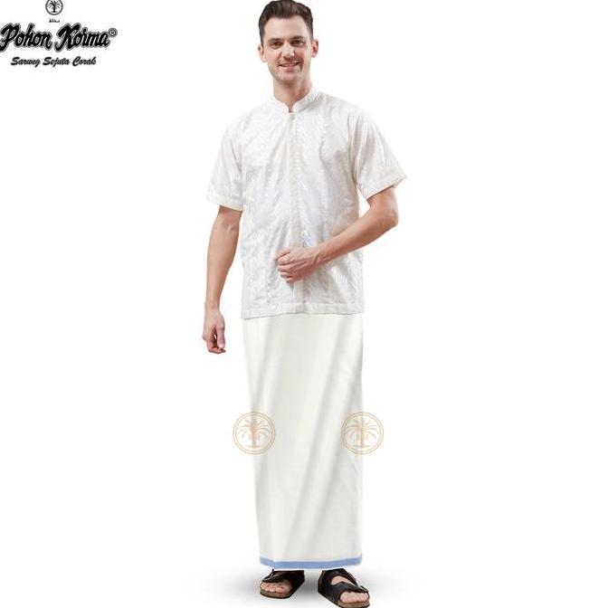 Miliki Sarung Pohon Korma Classic Putih