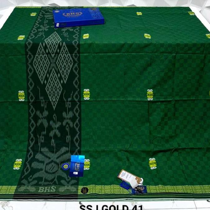 Diskon Sarung Bhs Classic Gold Motif C45 Ssa, Bhs Classic Songket, Putih Hitam