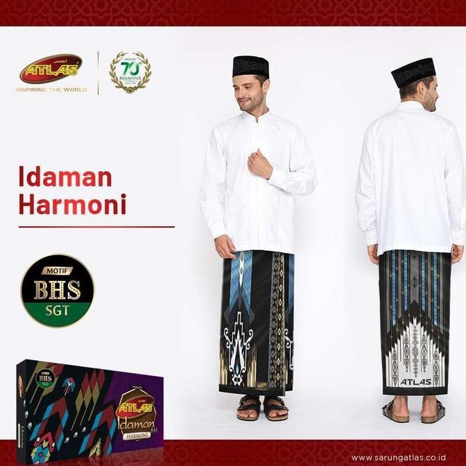 Diskon Sarung Atlas Idaman Harmoni Motif Bhs Songket Atlas Bhs
