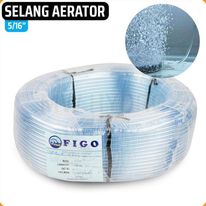 SELANG AERATOR AQUARIUM / SELANG ELASTIS BENING 5/16", PER ROL