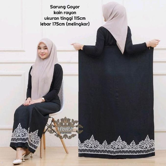 Diskon Afi New Sarung Santri Putri Sarung Rayon Goyor Sarung Santri Pondok Wanita/Pria Muslim Adem L